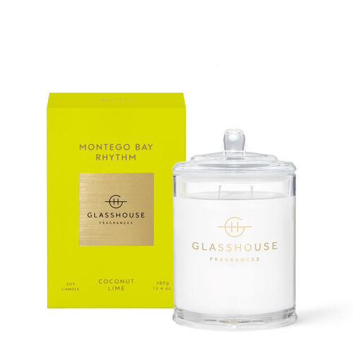 Glasshouse Fragrances Montego Bay Rhythm Soy Candle 380g